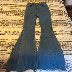 High rise Bell bottom jeans